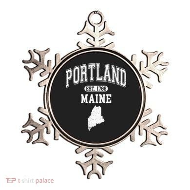 Portland Maine Est 1786 Varsity Ornament