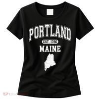 Portland Maine Est 1786 Varsity Women's T-Shirt thumb 0