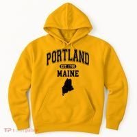 Portland Maine Est 1786 Varsity Hoodie thumb 0