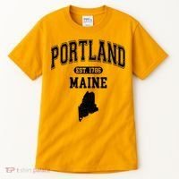 Portland Maine Est 1786 Varsity Tall T-Shirt thumb 0