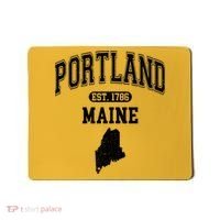 Portland Maine Est 1786 Varsity Mousepad thumb 0