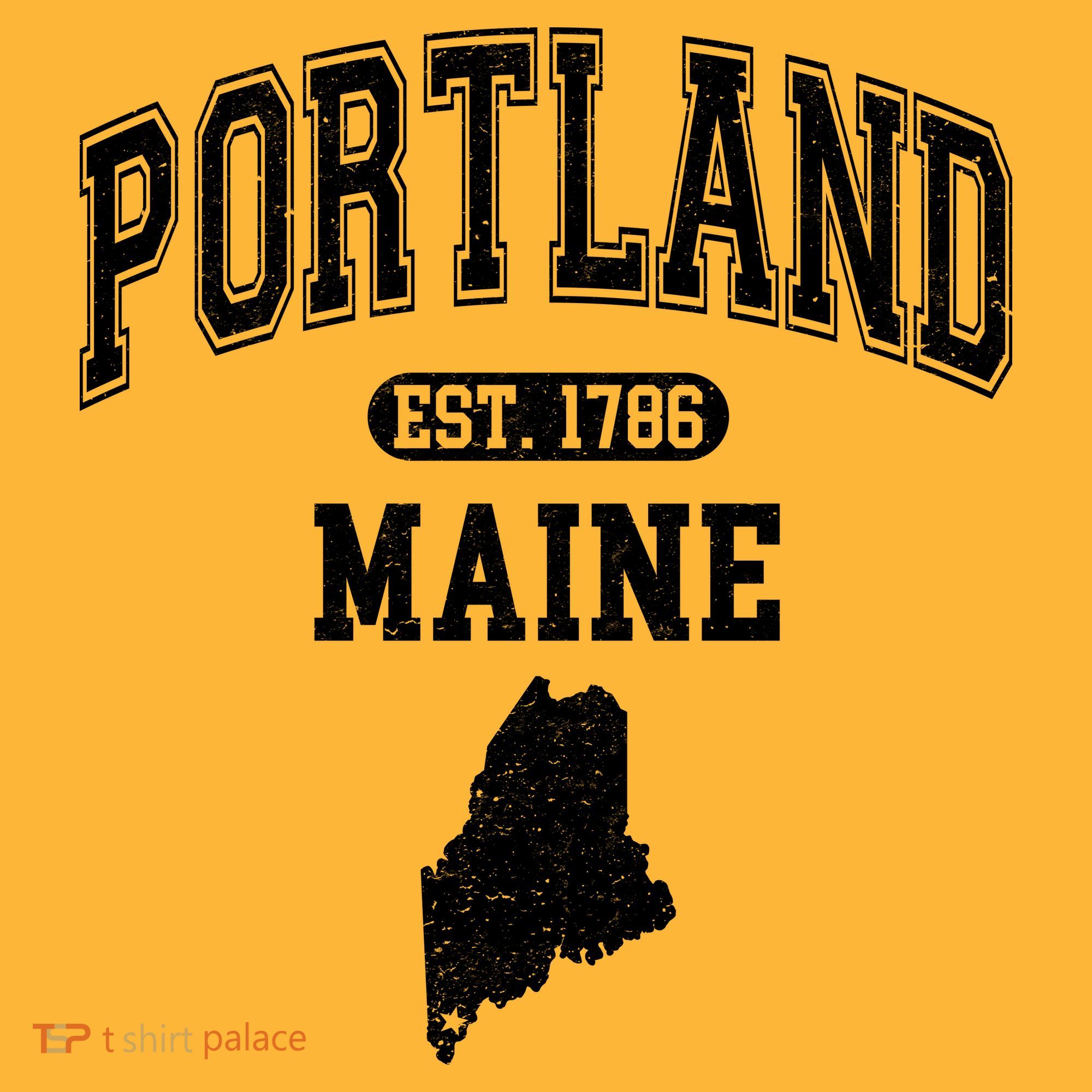 Portland Maine Est 1786 Varsity Mousepad