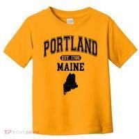 Portland Maine Est 1786 Varsity Toddler T-Shirt thumb 0