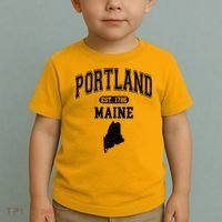 Portland Maine Est 1786 Varsity Toddler T-Shirt thumb 2
