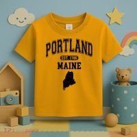 Portland Maine Est 1786 Varsity Toddler T-Shirt thumb 3