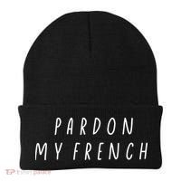 Pardon My French Beanie thumb 0