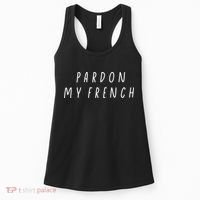 Pardon My French Women's Tank Top thumb 0