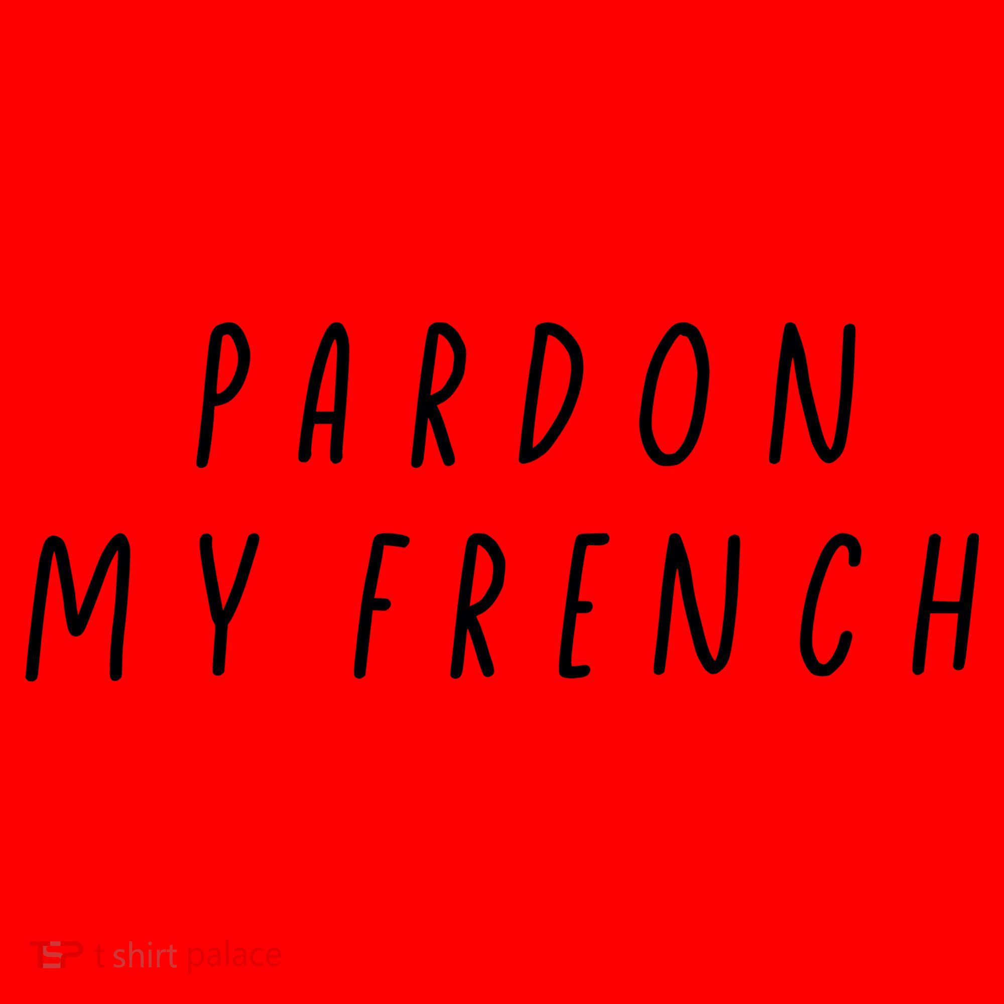Pardon My French Santa Hat