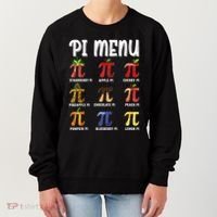 Pi Menu Funny Pi 3.14 Math Teacher Pie Menu Mathematics Women's Sweatshirt thumb 0