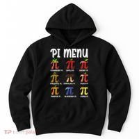 Pi Menu Funny Pi 3.14 Math Teacher Pie Menu Mathematics Hoodie thumb 0