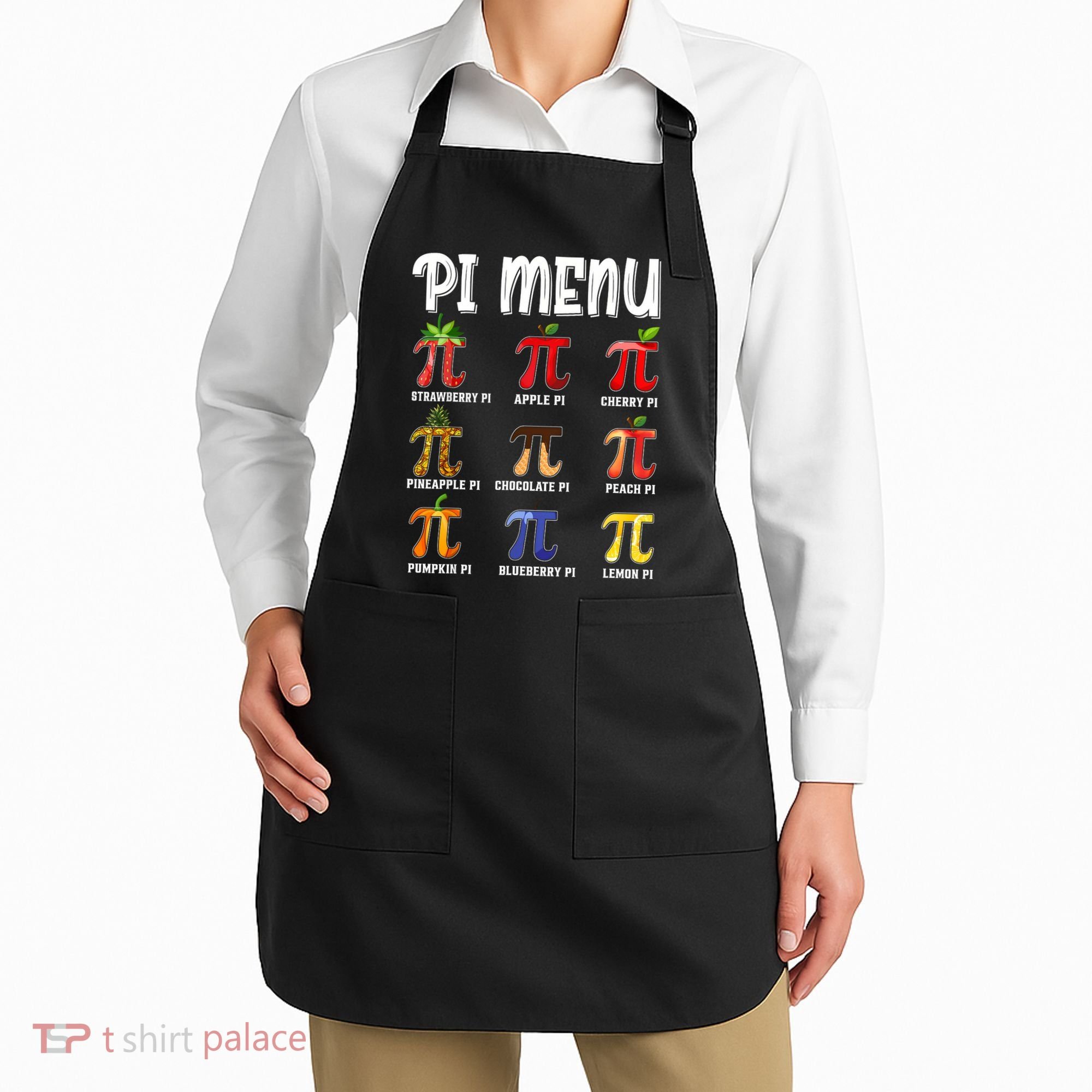 Pi Menu Funny Pi 3.14 Math Teacher Pie Menu Mathematics Apron