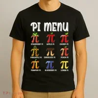 Pi Menu Funny Pi 3.14 Math Teacher Pie Menu Mathematics T-Shirt thumb 3