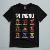 Pi Menu Funny Pi 3.14 Math Teacher Pie Menu Mathematics T-Shirt thumb 5