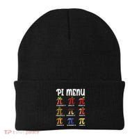 Pi Menu Funny Pi 3.14 Math Teacher Pie Menu Mathematics Beanie thumb 0