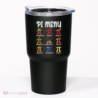 Pi Menu Funny Pi 3.14 Math Teacher Pie Menu Mathematics Tumbler thumb 0