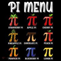 Pi Menu Funny Pi 3.14 Math Teacher Pie Menu Mathematics Toddler T-Shirt thumb 4