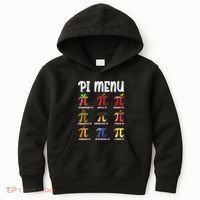 Pi Menu Funny Pi 3.14 Math Teacher Pie Menu Mathematics Kids Hoodie thumb 0