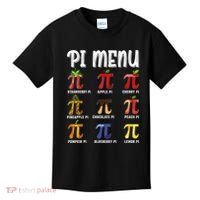 Pi Menu Funny Pi 3.14 Math Teacher Pie Menu Mathematics Kids T-Shirt thumb 0