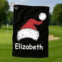 Personalized Matching Family Christmas Custom Golf Towel thumb 1