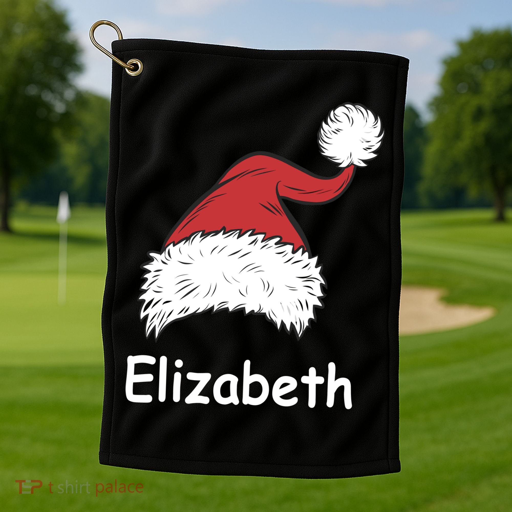 Personalized Matching Family Christmas Custom Golf Towel