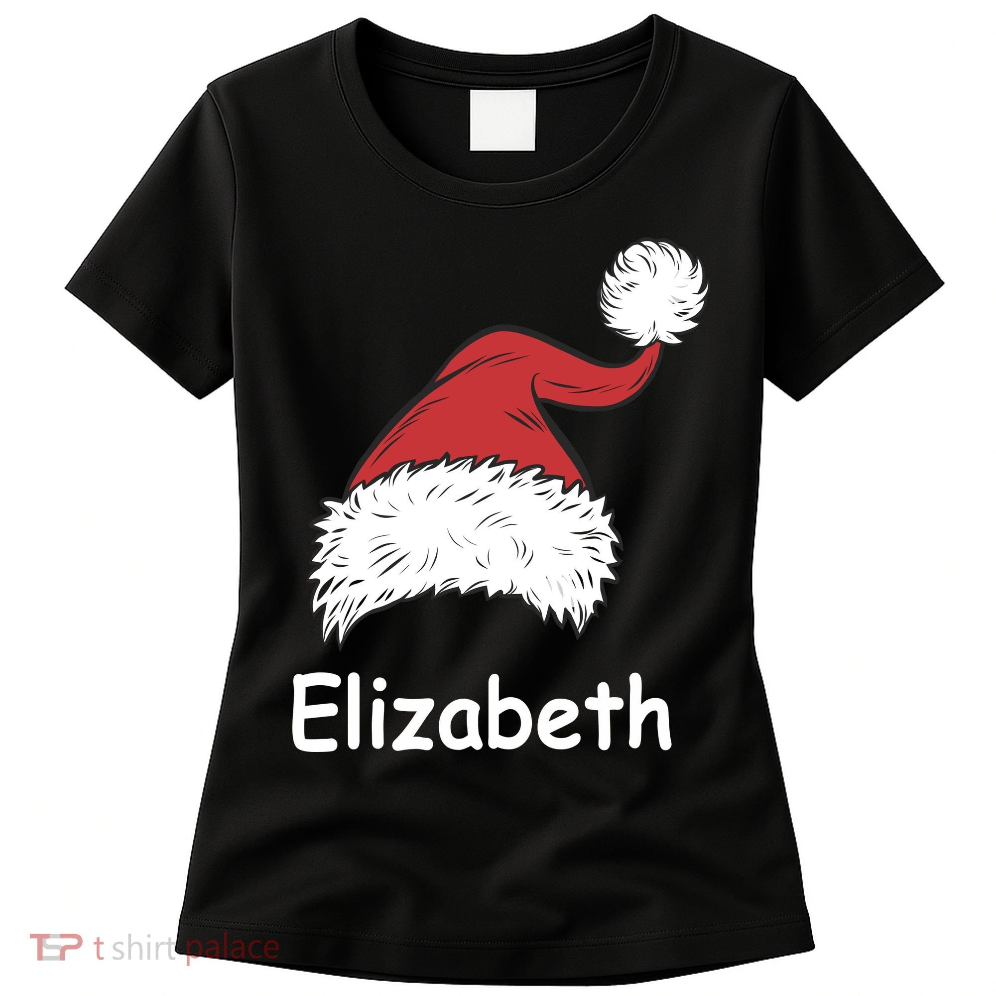 Personalized Matching Family Christmas Custom Women's T-Shirt