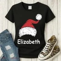 Personalized Matching Family Christmas Custom Women's T-Shirt thumb 3