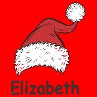 Personalized Matching Family Christmas Custom Santa Hat thumb 1