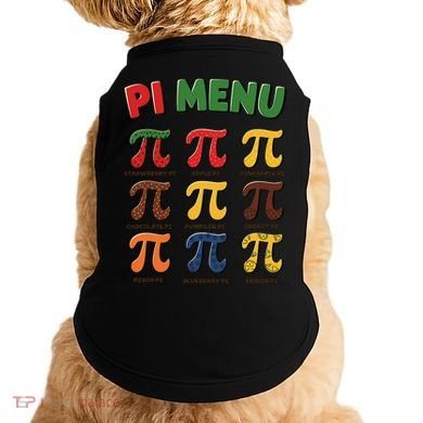 Pie Menu Funny Pi Day Pi 3 Doggie Tank