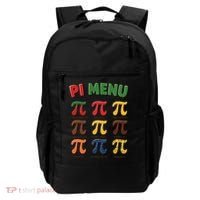 Pie Menu Funny Pi Day Pi 3 Backpack thumb 0