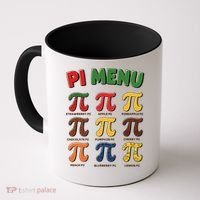 Pie Menu Funny Pi Day Pi 3 Coffee Mug thumb 0