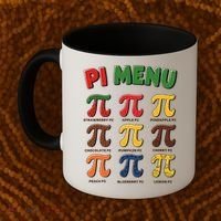 Pie Menu Funny Pi Day Pi 3 Coffee Mug thumb 2