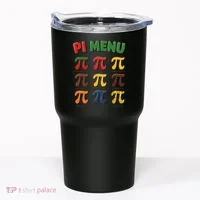 Pie Menu Funny Pi Day Pi 3 Tumbler thumb 0