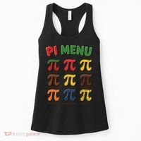 Pie Menu Funny Pi Day Pi 3 Women's Tank Top thumb 0