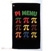 Pie Menu Funny Pi Day Pi 3 Golf Towel thumb 0