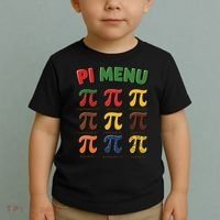 Pie Menu Funny Pi Day Pi 3 Toddler T-Shirt thumb 2