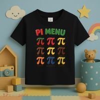 Pie Menu Funny Pi Day Pi 3 Toddler T-Shirt thumb 3