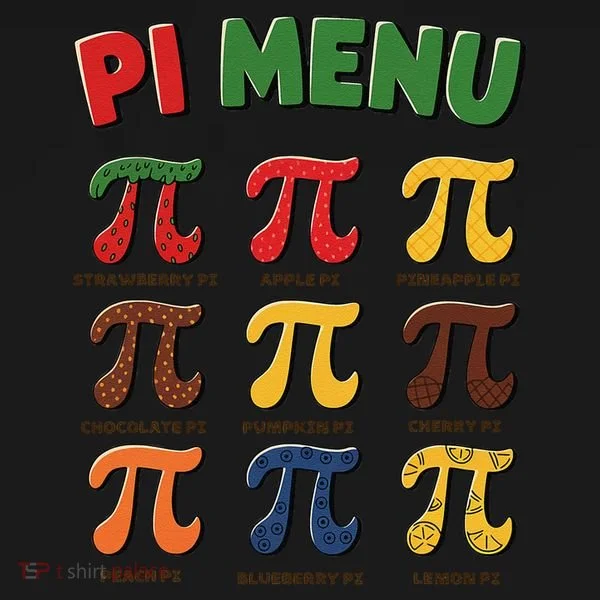 Pie Menu Funny Pi Day Pi 3 Toddler T-Shirt