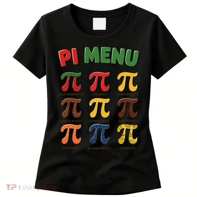 Pie Menu Funny Pi Day Pi 3 Women's T-Shirt