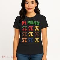 Pie Menu Funny Pi Day Pi 3 Women's T-Shirt thumb 4