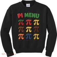 Pie Menu Funny Pi Day Pi 3 Kids Sweatshirt thumb 0