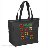 Pie Menu Funny Pi Day Pi 3 Tote Bag thumb 2