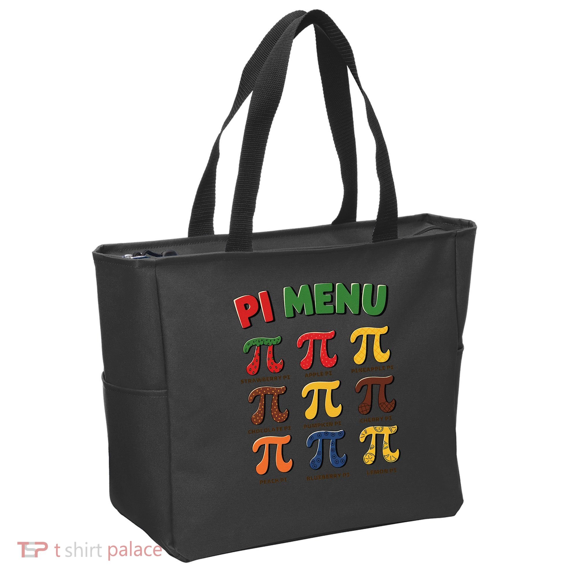 Pie Menu Funny Pi Day Pi 3 Tote Bag