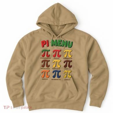 Pie Menu Funny Pi Day Pi 3 Hoodie