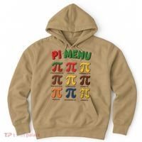 Pie Menu Funny Pi Day Pi 3 Hoodie thumb 0