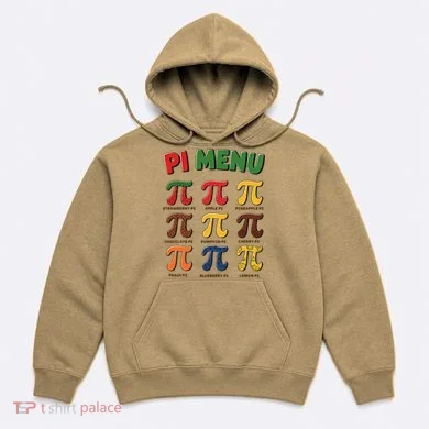 Pie Menu Funny Pi Day Pi 3 Hoodie