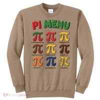 Pie Menu Funny Pi Day Pi 3 Sweatshirt thumb 0
