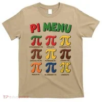 Pie Menu Funny Pi Day Pi 3 T-Shirt thumb 0