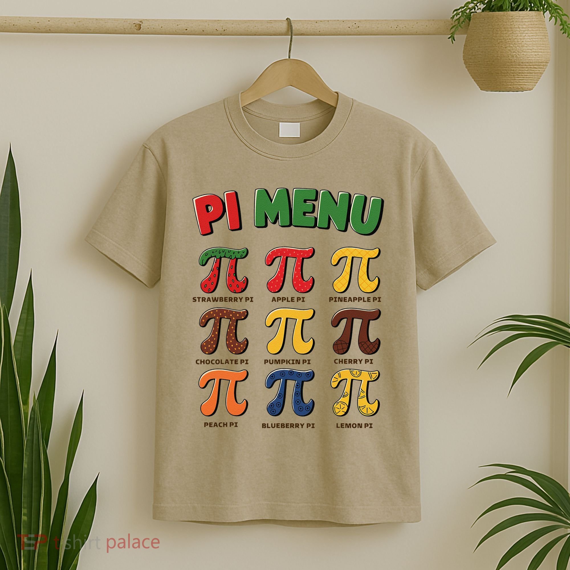 Pie Menu Funny Pi Day Pi 3 T-Shirt