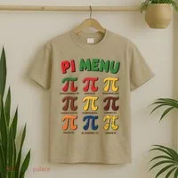 Pie Menu Funny Pi Day Pi 3 T-Shirt thumb 2