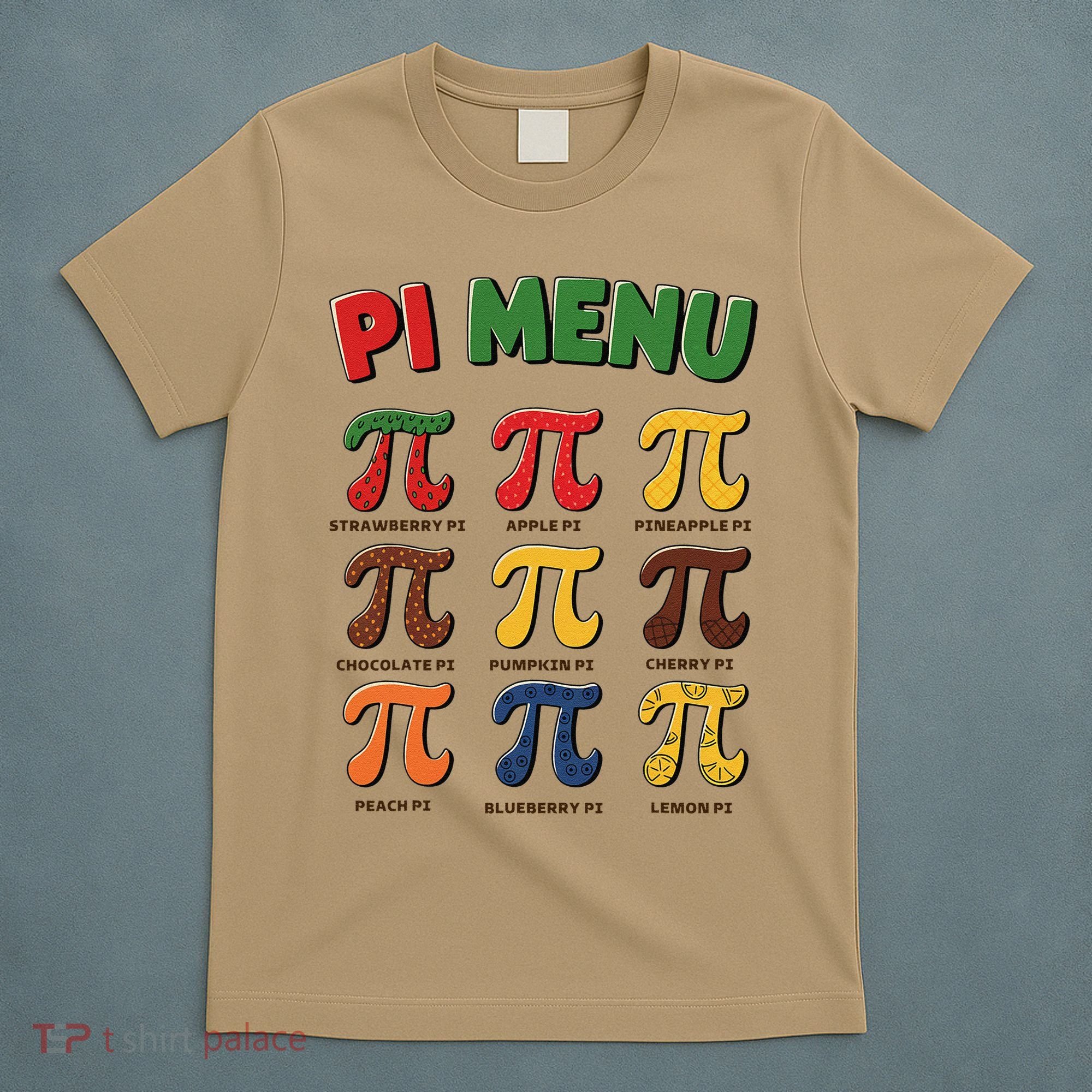 Pie Menu Funny Pi Day Pi 3 T-Shirt